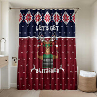 Lets Get Slouchy Christmas Bathroom Set Funny Xmas Holiday Patterns - Wonder Print Shop