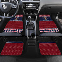 Lets Get Slouchy Christmas Car Mats Funny Xmas Holiday Patterns - Wonder Print Shop