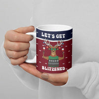 Lets Get Slouchy Christmas Ceramic Mug Funny Xmas Holiday Patterns - Wonder Print Shop