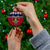 Lets Get Slouchy Christmas Ceramic Ornament Funny Xmas Holiday Patterns - Wonder Print Shop