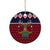 Lets Get Slouchy Christmas Ceramic Ornament Funny Xmas Holiday Patterns - Wonder Print Shop