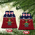 Lets Get Slouchy Christmas Ceramic Ornament Funny Xmas Holiday Patterns - Wonder Print Shop