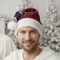 Lets Get Slouchy Christmas Santa Hat Funny Xmas Holiday Patterns - Wonder Print Shop