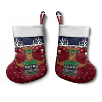 Lets Get Slouchy Christmas Stocking Funny Xmas Holiday Patterns - Wonder Print Shop