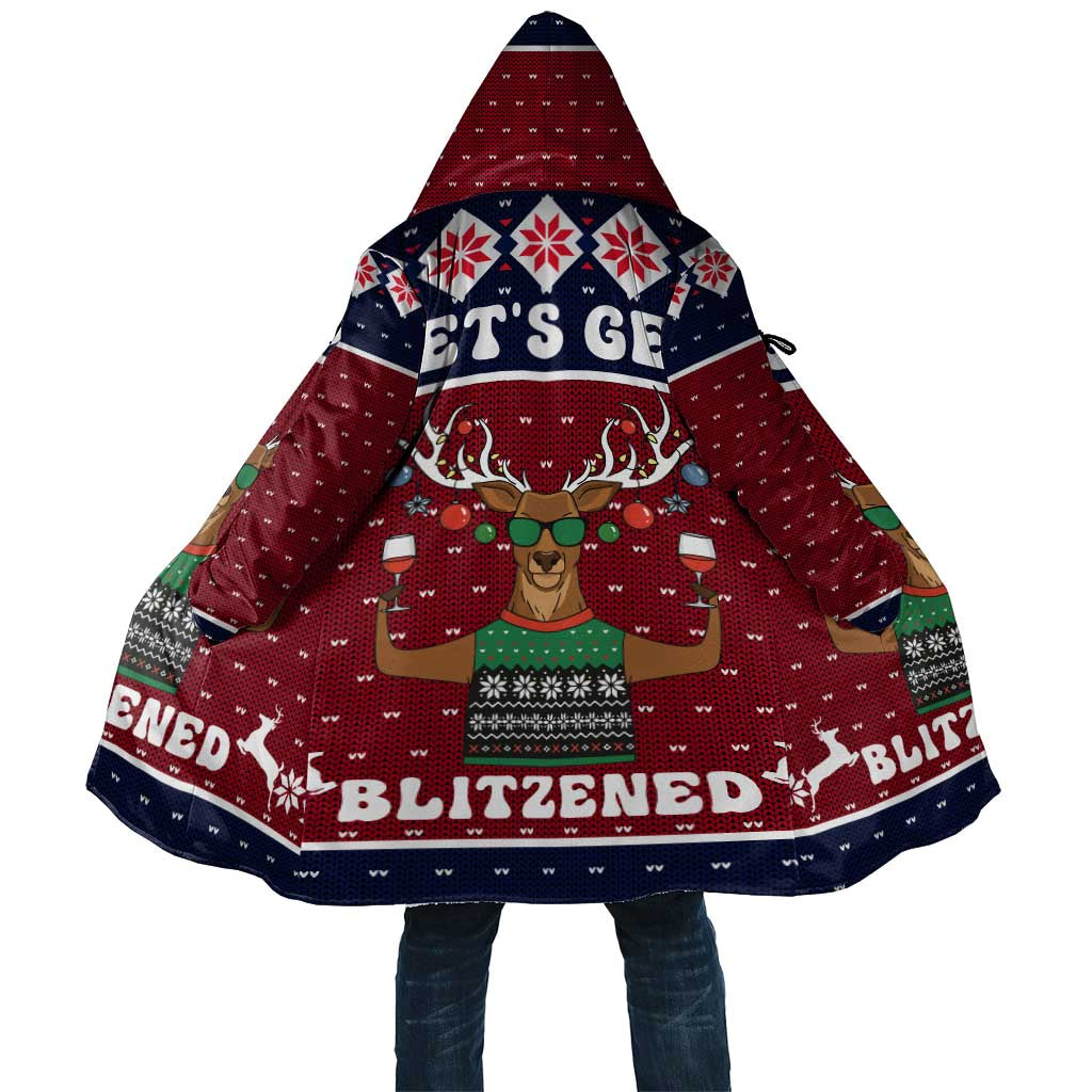 Lets Get Slouchy Christmas Cloak Funny Xmas Holiday Patterns - Wonder Print Shop