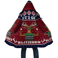 Lets Get Slouchy Christmas Cloak Funny Xmas Holiday Patterns - Wonder Print Shop