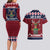 Lets Get Slouchy Christmas Couples Matching Long Sleeve Bodycon Dress and Hawaiian Shirt Funny Xmas Holiday Patterns - Wonder Print Shop