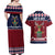 Lets Get Slouchy Christmas Couples Matching Off Shoulder Maxi Dress and Hawaiian Shirt Funny Xmas Holiday Patterns - Wonder Print Shop