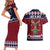 Lets Get Slouchy Christmas Couples Matching Short Sleeve Bodycon Dress and Hawaiian Shirt Funny Xmas Holiday Patterns - Wonder Print Shop