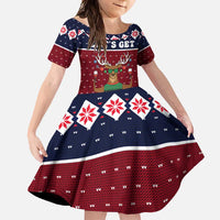 Lets Get Slouchy Christmas Family Matching Long Sleeve Bodycon Dress and Hawaiian Shirt Funny Xmas Holiday Patterns - Wonder Print Shop