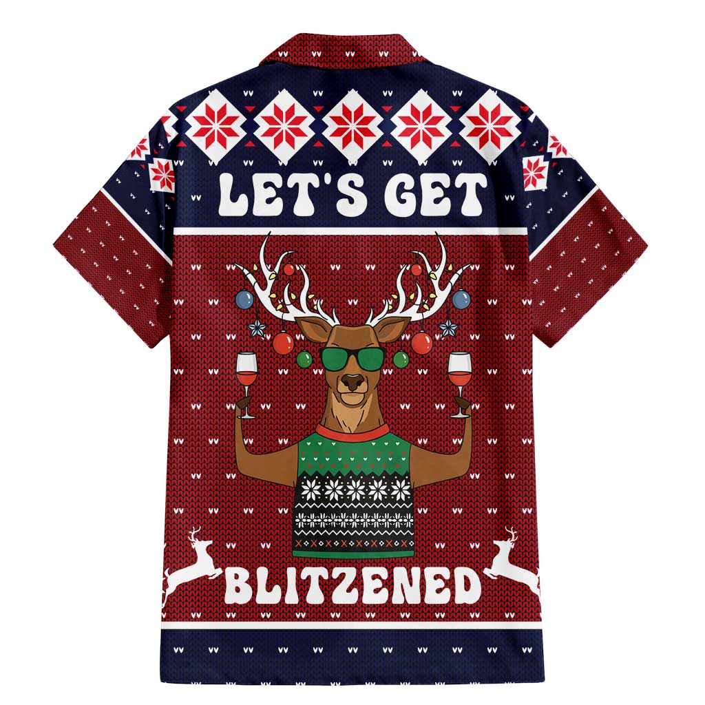 Lets Get Slouchy Christmas Family Matching Mermaid Dress and Hawaiian Shirt Funny Xmas Holiday Patterns - Wonder Print Shop