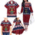 Lets Get Slouchy Christmas Family Matching Off The Shoulder Long Sleeve Dress and Hawaiian Shirt Funny Xmas Holiday Patterns - Wonder Print Shop