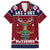 Lets Get Slouchy Christmas Family Matching Off The Shoulder Long Sleeve Dress and Hawaiian Shirt Funny Xmas Holiday Patterns - Wonder Print Shop