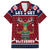 Lets Get Slouchy Christmas Family Matching Off Shoulder Short Dress and Hawaiian Shirt Funny Xmas Holiday Patterns - Wonder Print Shop