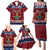 Lets Get Slouchy Christmas Family Matching Puletasi and Hawaiian Shirt Funny Xmas Holiday Patterns - Wonder Print Shop