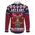 Lets Get Slouchy Christmas Family Matching Puletasi and Hawaiian Shirt Funny Xmas Holiday Patterns - Wonder Print Shop