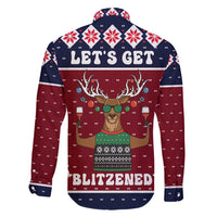 Lets Get Slouchy Christmas Family Matching Puletasi and Hawaiian Shirt Funny Xmas Holiday Patterns - Wonder Print Shop