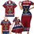 Lets Get Slouchy Christmas Family Matching Short Sleeve Bodycon Dress and Hawaiian Shirt Funny Xmas Holiday Patterns - Wonder Print Shop