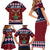 Lets Get Slouchy Christmas Family Matching Short Sleeve Bodycon Dress and Hawaiian Shirt Funny Xmas Holiday Patterns - Wonder Print Shop
