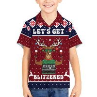 Lets Get Slouchy Christmas Family Matching Tank Maxi Dress and Hawaiian Shirt Funny Xmas Holiday Patterns - Wonder Print Shop