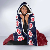 Lets Get Slouchy Christmas Hooded Blanket Funny Xmas Holiday Patterns - Wonder Print Shop
