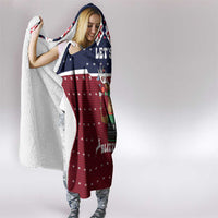 Lets Get Slouchy Christmas Hooded Blanket Funny Xmas Holiday Patterns - Wonder Print Shop