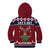 Lets Get Slouchy Christmas Kid Hoodie Funny Xmas Holiday Patterns - Wonder Print Shop