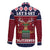 Lets Get Slouchy Christmas Long Sleeve Button Shirt Funny Xmas Holiday Patterns - Wonder Print Shop