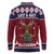 Lets Get Slouchy Christmas Long Sleeve Polo Shirt Funny Xmas Holiday Patterns - Wonder Print Shop