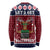 Lets Get Slouchy Christmas Long Sleeve Shirt Funny Xmas Holiday Patterns - Wonder Print Shop