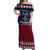 Lets Get Slouchy Christmas Off Shoulder Maxi Dress Funny Xmas Holiday Patterns - Wonder Print Shop
