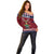 Lets Get Slouchy Christmas Off Shoulder Sweater Funny Xmas Holiday Patterns - Wonder Print Shop