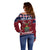 Lets Get Slouchy Christmas Off Shoulder Sweater Funny Xmas Holiday Patterns - Wonder Print Shop