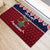 Lets Get Slouchy Christmas Rubber Doormat Funny Xmas Holiday Patterns - Wonder Print Shop