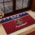 Lets Get Slouchy Christmas Rubber Doormat Funny Xmas Holiday Patterns - Wonder Print Shop