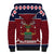 Lets Get Slouchy Christmas Sherpa Hoodie Funny Xmas Holiday Patterns - Wonder Print Shop