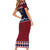 Lets Get Slouchy Christmas Short Sleeve Bodycon Dress Funny Xmas Holiday Patterns - Wonder Print Shop
