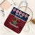 Lets Get Slouchy Christmas Tote Bag Funny Xmas Holiday Patterns - Wonder Print Shop