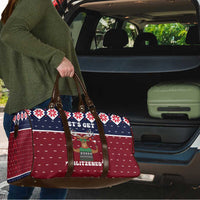 Lets Get Slouchy Christmas Travel Bag Funny Xmas Holiday Patterns - Wonder Print Shop