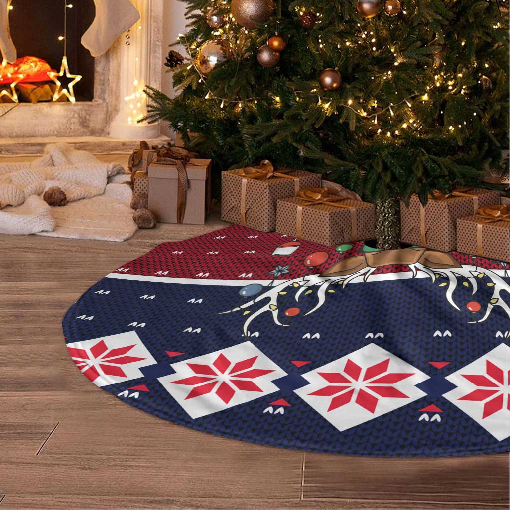 Lets Get Slouchy Christmas Tree Skirt Funny Xmas Holiday Patterns - Wonder Print Shop