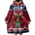 Lets Get Slouchy Christmas Wearable Blanket Hoodie Funny Xmas Holiday Patterns - Wonder Print Shop