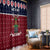 Lets Get Slouchy Christmas Window Curtain Funny Xmas Holiday Patterns - Wonder Print Shop