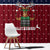 Lets Get Slouchy Christmas Window Curtain Funny Xmas Holiday Patterns - Wonder Print Shop