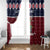 Lets Get Slouchy Christmas Window Curtain Funny Xmas Holiday Patterns - Wonder Print Shop
