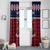 Lets Get Slouchy Christmas Window Curtain Funny Xmas Holiday Patterns - Wonder Print Shop
