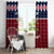 Lets Get Slouchy Christmas Window Curtain Funny Xmas Holiday Patterns - Wonder Print Shop
