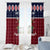 Lets Get Slouchy Christmas Window Curtain Funny Xmas Holiday Patterns - Wonder Print Shop