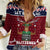 Lets Get Slouchy Christmas Women Casual Shirt Funny Xmas Holiday Patterns - Wonder Print Shop