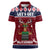 Lets Get Slouchy Christmas Women Polo Shirt Funny Xmas Holiday Patterns - Wonder Print Shop