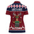 Lets Get Slouchy Christmas Women Polo Shirt Funny Xmas Holiday Patterns - Wonder Print Shop